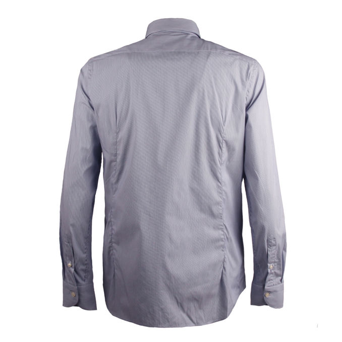 CAMICIA RIGATA COLLO FRANCESE Uomo Blu