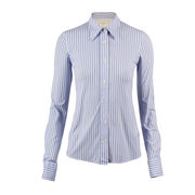 CAMICIA RIGATA SKINLIKE Donna Bianco Azzurro CAMICIA RIGATA SKINLIKE Donna Bianco Azzurro