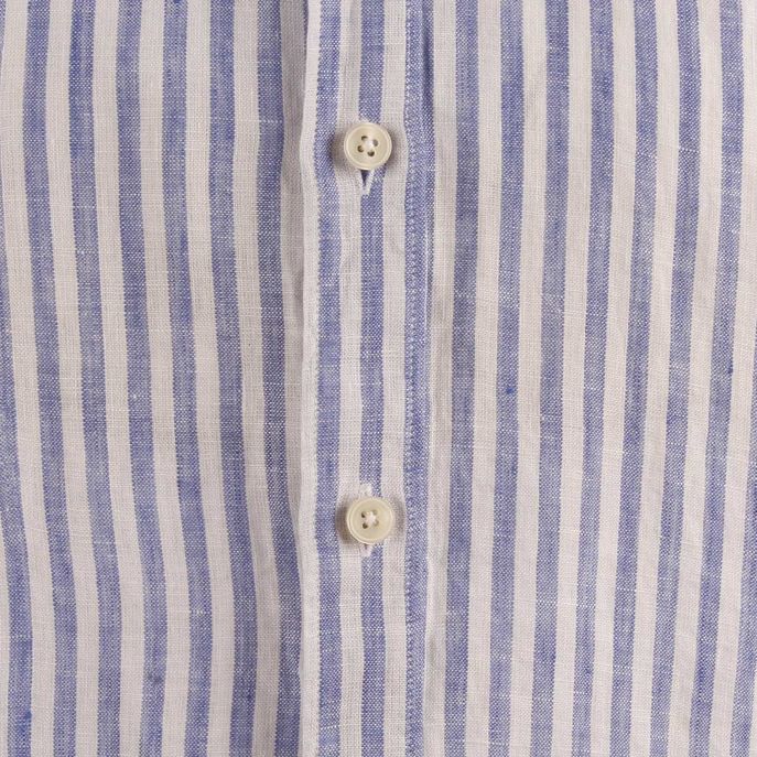 CAMICIA RIGATA Uomo Bianco Blu