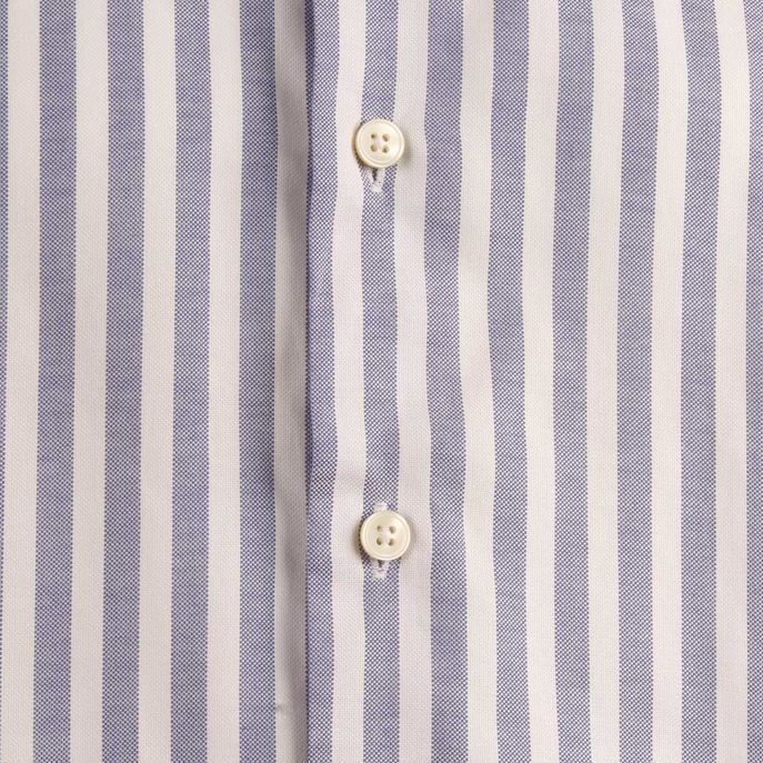 CAMICIA RIGATA Uomo Bianco Blu