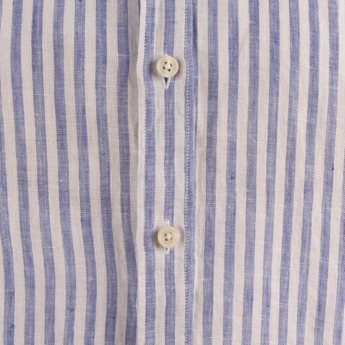 CAMICIA RIGATA Uomo Bianco Blu