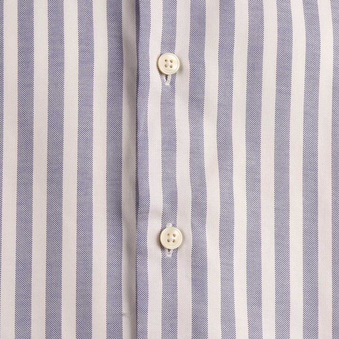 CAMICIA RIGATA Uomo Bianco Blu