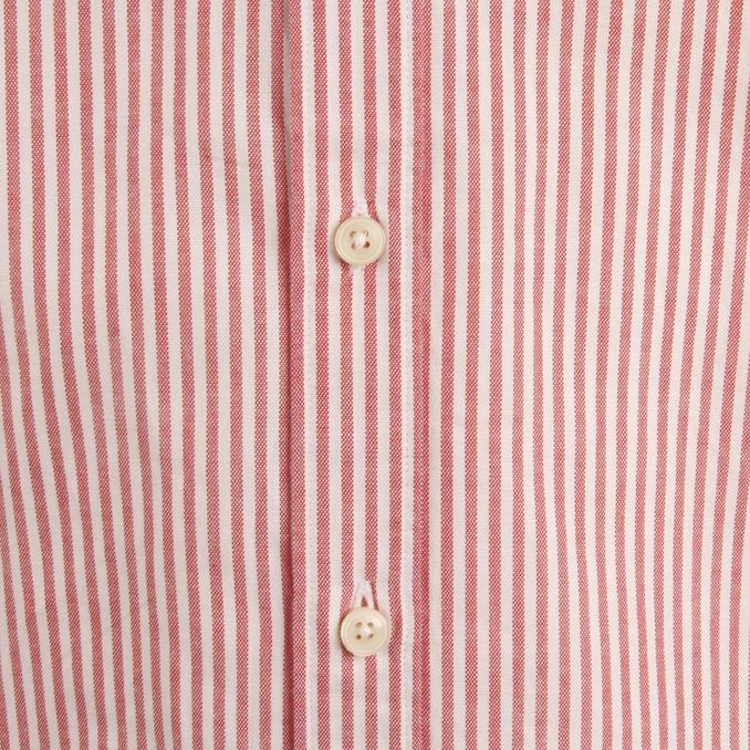CAMICIA RIGATA Uomo Bianco Rosso