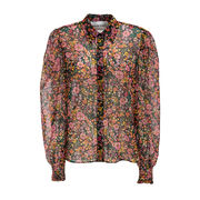CAMICIA SEMITRASPARENTE FIORI Donna Colored CAMICIA SEMITRASPARENTE FIORI Donna Colored