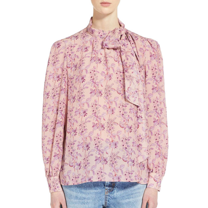 CAMICIA SETA OTTANTA Donna Pretty Flower