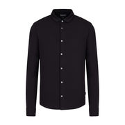 CAMICIA SLIM IN JERSEY INTERLOCK Uomo Blu Navy CAMICIA SLIM IN JERSEY INTERLOCK Uomo Blu Navy