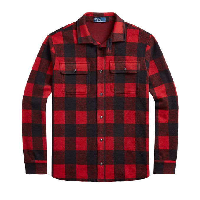 CAMICIA SPORTIVA Uomo Madison Red Polo Black