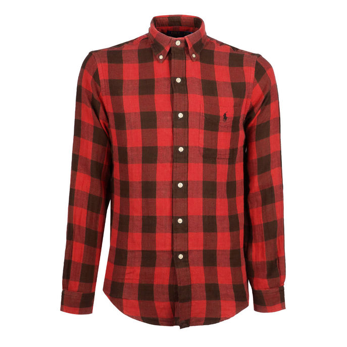 CAMICIA SPORTIVA Uomo Red Black 