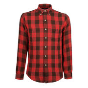 CAMICIA SPORTIVA Uomo Red Black  CAMICIA SPORTIVA Uomo Red Black