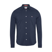 CAMICIA SUPER SKINNY RICAMO LOGO PICCOLO Uomo Twilight Navy CAMICIA SUPER SKINNY RICAMO LOGO PICCOLO Uomo Twilight Navy