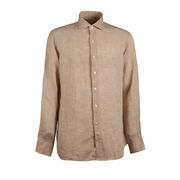 CAMICIA TINTA UNITA Uomo Beige CAMICIA TINTA UNITA Uomo Beige