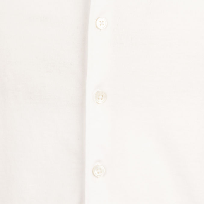 CAMICIA TINTA UNITA Uomo Offwhite