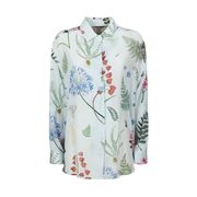 CAMICIA VENAS IN SETA CON STAMPA FLOREALE Donna Bluette Verde CAMICIA VENAS IN SETA CON STAMPA FLOREALE Donna Bluette Verde