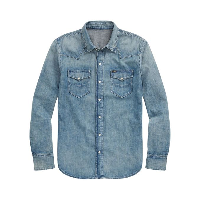 CAMICIA WESTERN Uomo Denim