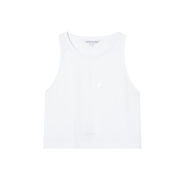 CANOTTA CON LOGO LUCIDO IN COTONE BIOLOGICO Donna Bright White CANOTTA CON LOGO LUCIDO IN COTONE BIOLOGICO Donna Bright White