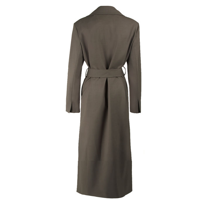 CAPOTTO LUNGO COLLO REVER Donna Salvia