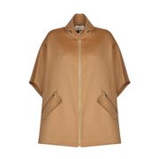 CAPPA FULLZIP IN LANA DOPPIATA CON COLLO ALTO Donna Camel CAPPA FULLZIP IN LANA DOPPIATA CON COLLO ALTO Donna Camel