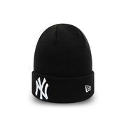 CAPPELLO BEANIE NEW YORK YANKEES Uomo Black White CAPPELLO BEANIE NEW YORK YANKEES Uomo Black White