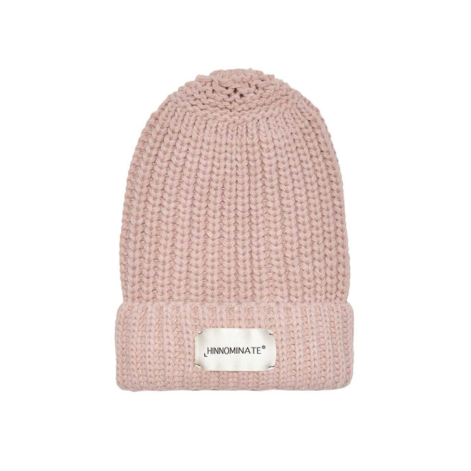 CAPPELLO MAXI IN MAGLIA Donna Bianco Rosa Nude