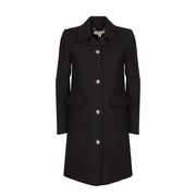 CAPPOTTINO IN CREPE CON BOTTONI ORO Donna Black CAPPOTTINO IN CREPE CON BOTTONI ORO Donna Black