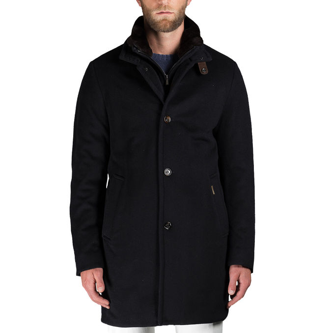 CAPPOTTO BOND-FUR-LE Uomo Navy 