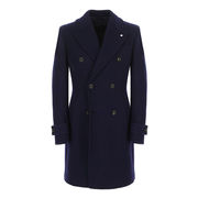 CAPPOTTO CHESTERFIELD IN JERSEY Uomo Blu CAPPOTTO CHESTERFIELD IN JERSEY Uomo Blu