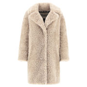 CAPPOTTO COLLO REVERS CURLY FAUX FUR Donna Chantilly CAPPOTTO COLLO REVERS CURLY FAUX FUR Donna Chantilly