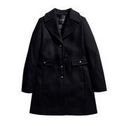 CAPPOTTO CON GANCIO Donna Nero  CAPPOTTO CON GANCIO Donna Nero