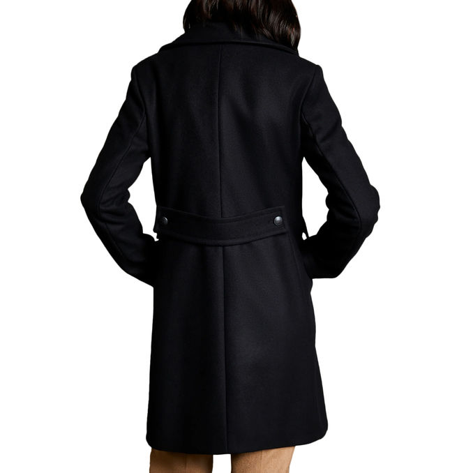 CAPPOTTO CON GANCIO Donna Nero