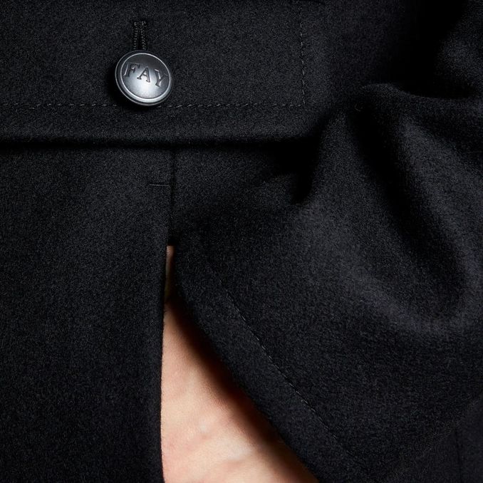 CAPPOTTO CON GANCIO Donna Nero