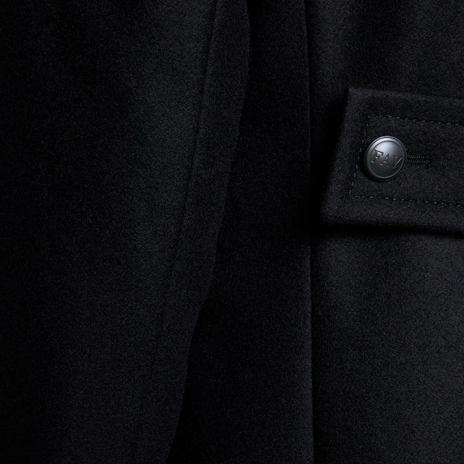 CAPPOTTO CON GANCIO Donna Nero