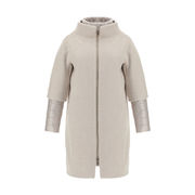 CAPPOTTO CURLY CON NYLON Donna Chantilly CAPPOTTO CURLY CON NYLON Donna Chantilly