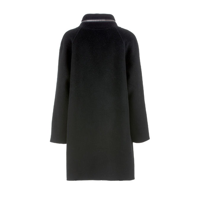 CAPPOTTO DOPPIO MOHAIR LANA Donna Nero