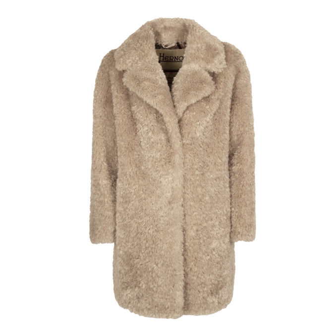 CAPPOTTO ECOPELLICCIA TEDDY Donna Chantilly