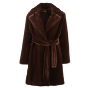 CAPPOTTO ETTARO CASTORINO RASATO Donna Marrone Moro CAPPOTTO ETTARO CASTORINO RASATO Donna Marrone Moro