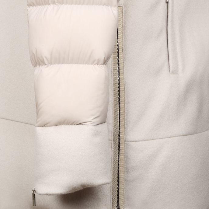 CAPPOTTO FRESIA IN LANA CON PELLICCIA Donna Marmo