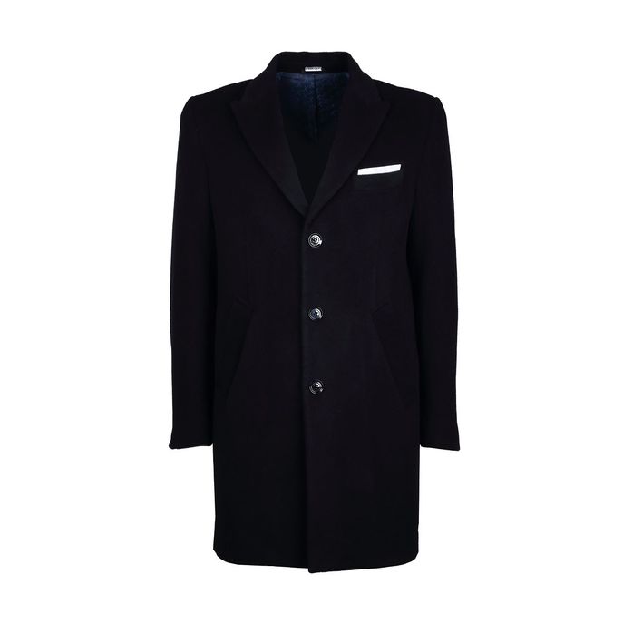CAPPOTTO IN LANA Uomo Navy