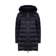 CAPPOTTO IN PIUMA COLLO ALTO CON PELO STACCABILE Donna Blu navy CAPPOTTO IN PIUMA COLLO ALTO CON PELO STACCABILE Donna Blu navy