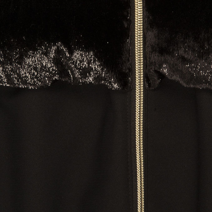 CAPPOTTO IN PIUMA PANNO MISTO LANA Bimba Nero