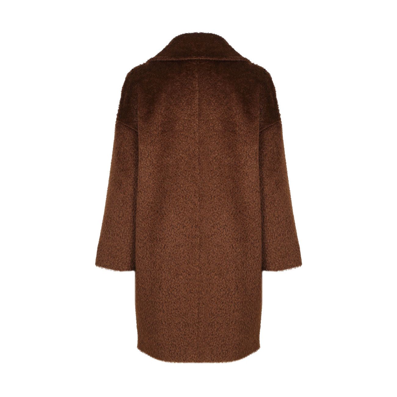 MAX MARA STUDIO CAPPOTTO JUMS DOPPIOPETTO IN SPAZZOLINO Donna Moro