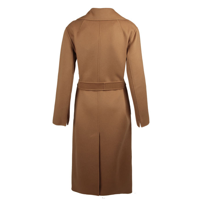 CAPPOTTO LUCI LUNGO DOPPIO DRAP Donna Perfect Camel
