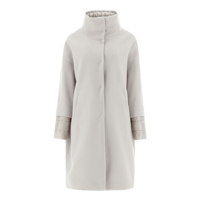 CAPPOTTO LUXURY WOOL Donna Beige Chiaro