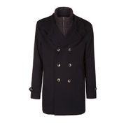 CAPPOTTO MISTO LANA Uomo Blu CAPPOTTO MISTO LANA Uomo Blu
