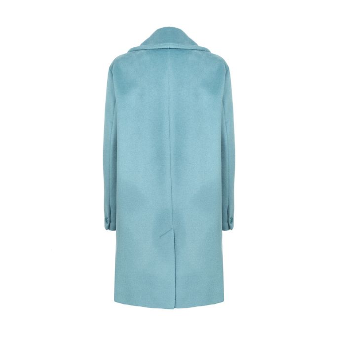 CAPPOTTO OLIVETO IN MISTO LANA E MOHAIR Donna Avio