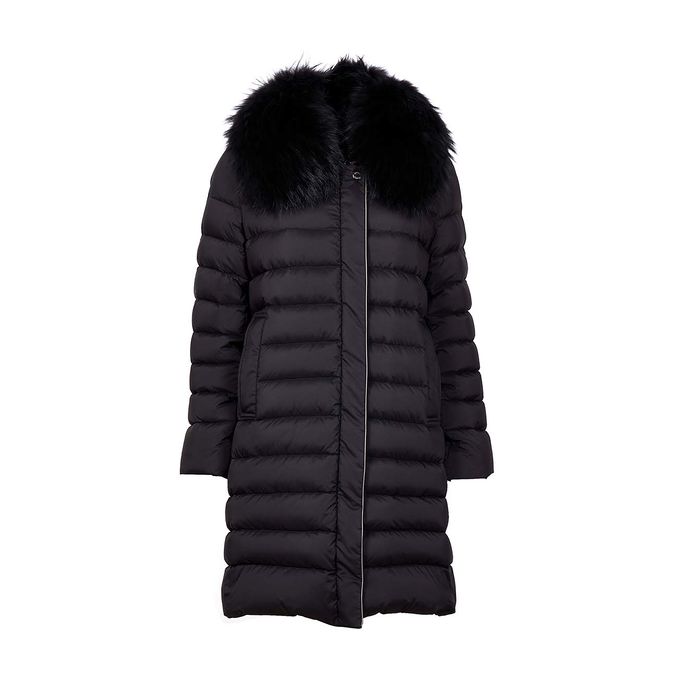 CAPPOTTO PIUMINO CINTIA S3 CON PELO Donna Nero