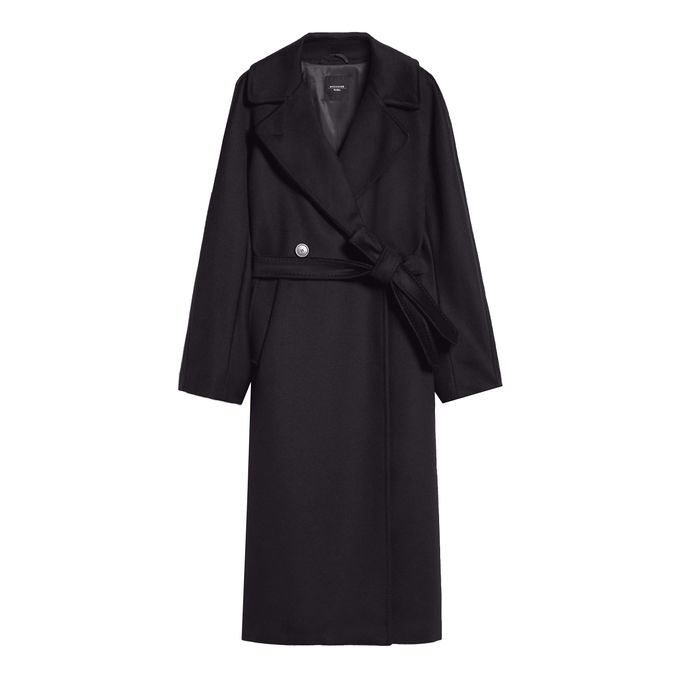 CAPPOTTO RESINA DRAP DI PURA LANA Donna Blu