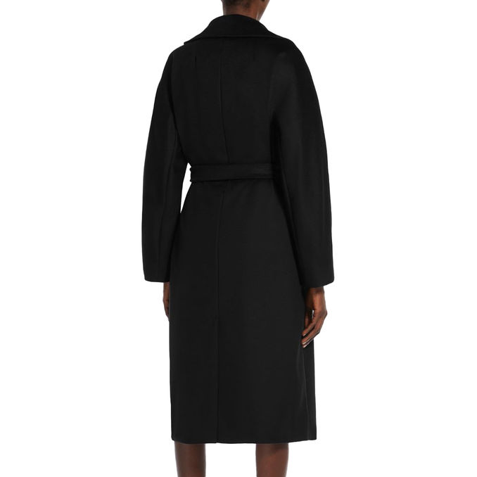 CAPPOTTO RESINA DRAP DI PURA LANA Donna Nero