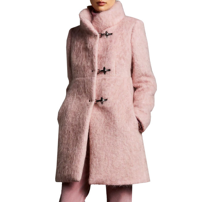 CAPPOTTO ROMANTIC 3 GANCI IN MISTO LANA Donna Ortensia Medio