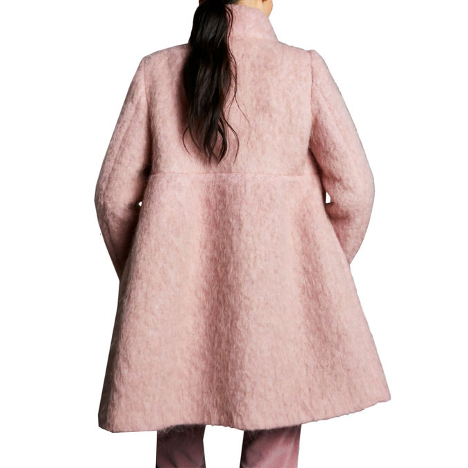 CAPPOTTO ROMANTIC 3 GANCI IN MISTO LANA Donna Ortensia Medio