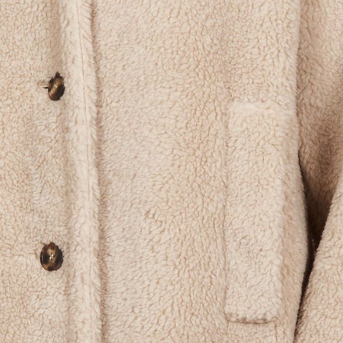 CAPPOTTO SALMONE IN LANA ORSETTO Donna Cacha